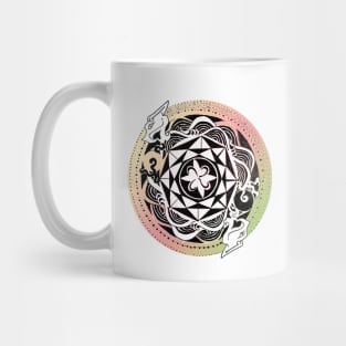 Yin & Yan Dragon Tatoo Mug